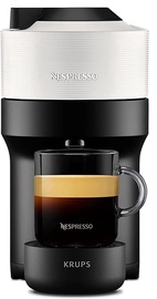 Капсульная кофемашина Krups Nespresso Vertuo Pop XN9201, белый/черный