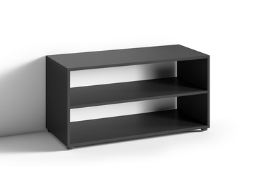 TV galds Domoletti Vancouver 85319, melna, 90 cm x 39 cm x 45 cm