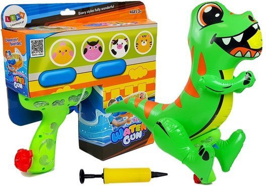 Mängu veepüss, dinosaurus Blow Up Water Gun