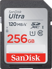 Atmiņas karte SanDisk Ultra, 256 GB