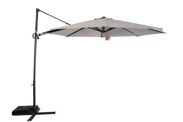 Садовый зонт от солнца Domoletti Square SSAP-009D, 300 см, коричневый/серый