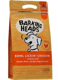 Sausā suņu barība Barking Heads Bowl Lickin 'Chicken BCK2, vistas gaļa, 2 kg
