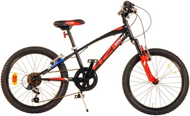Velosipēds kalnu Dino Bikes Sport, 20 ", melna/sarkana