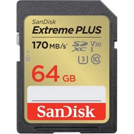 Карта памяти SanDisk Extreme Plus, 64 GB