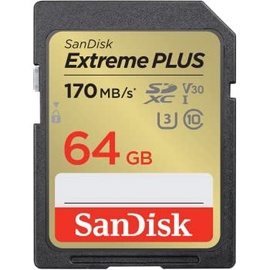 Atmiņas karte SanDisk Extreme Plus, 64 GB