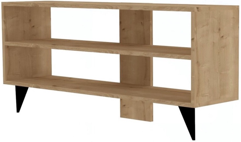 ТВ стол Kalune Design One, дубовый, 120 см x 29.6 см x 50 см