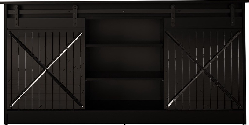 Kapp Cama Meble Granero, must, 160 cm x 35 cm x 80 cm
