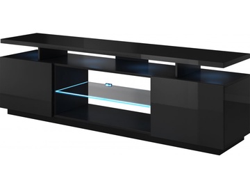 TV-laud Cama Meble Eva, must, 1800 mm x 400 mm x 520 mm