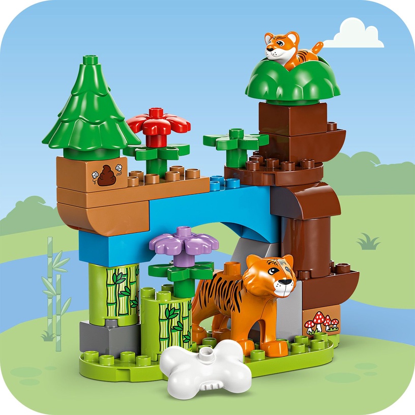 Конструктор LEGO® Duplo 3in1 Wild Animal Families 10446, 92 шт.