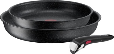 Pannide komplekt Tefal Ingenio Black Stone L3999032, 28 cm, alumiinium