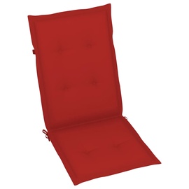 Istmepadi VLX Garden Chair Cushions 43188, punane, 120 cm x 50 cm, 4 tk