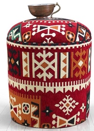 Пуф Hanah Home Bozok v2, многоцветный, 40 см x 40 см x 46 см