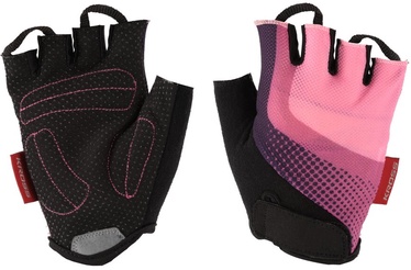Велосипедные перчатки для женщин Kross Roamer Lady, черный/фиолетовый, S
