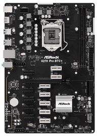 Материнская плата ASRock Q270 Pro BTC+