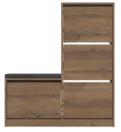 Kingakapp Kalune Design Dude, pruun, 26 cm x 105 cm x 118.5 cm