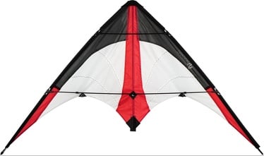 Gaisa pūķis Dragon Fly Stunt Kite Ciara 115, 115 cm x 50 cm, balta/melna/sarkana