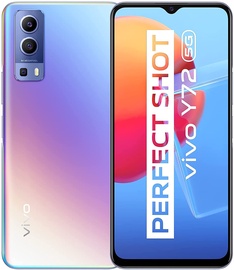 Mobilais telefons Vivo Y72 5G, gaiši zila, 8GB/128GB