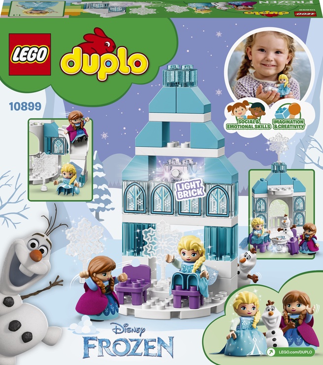 Konstruktor LEGO DUPLO® Disney Princess™ „Lumekuninganna ja igavene talv“ jääkindlus 10899, 59 tk