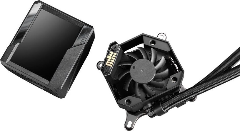 Ūdens dzesētājs procesoram Asus ROG RYUJIN II 240, 272 mm x 27 mm, melna (bojāts iepakojums)