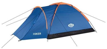 Dvivietė palapinė Nils Camp Hiker NC6010, mėlyna/oranžinė