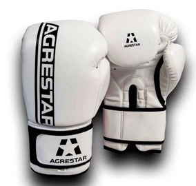 Боксерские перчатки Platinum Fitness Agrestar Combat, белый, 10