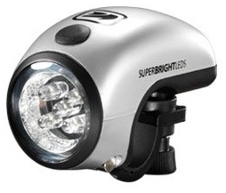 Велосипедный фонарь Kellys Front Light RHL-06, пластик, черный/серый
