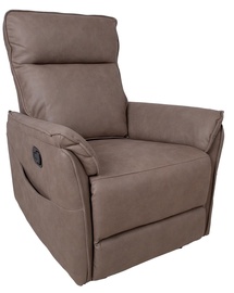 Atzveltnes krēsls Home4you Gerry 13777, brūna, 76 cm x 92 cm x 101 cm