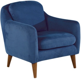 Fotelis Hanah Home Soli Berjer 867UNQ1050, tamsiai mėlyna, 77 cm x 71 cm x 84 cm