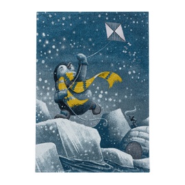 Ковер комнатные Ayyildiz Funny Penguin 2002902110, синий, 290 см x 200 см