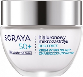 Крем для лица для женщин Soraya Hyaluronic Micro Injection Duo Forte, 50 мл, 50+