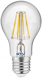 Spuldze GTV LED, A60, silti balta, E27, 8 W, 880 lm