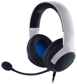 Bezvadu spēļu austiņas Razer Kaira, balta/melna
