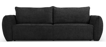Dīvāns-gulta Micadoni Home Kaelle, melna, 244 x 97 cm x 91 cm