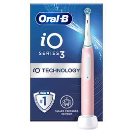 Elektrinis dantų šepetėlis Oral-B iO Series 3, šviesiai rožinė