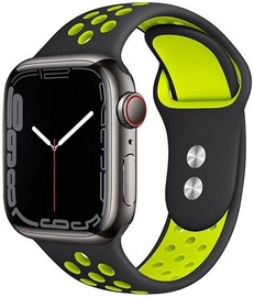 Ремешок Crong Duo Sport Band Apple Watch 42/44 mm, черный