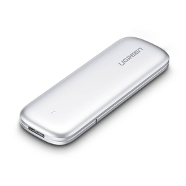 Korpus Ugreen M.2 SATA SSD USB 3.0 60530, valge