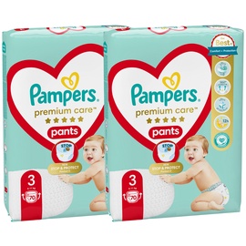 Autiņbiksītes - apakšbiksītes Pampers Premium Care Pants, 3 izmērs, 6 - 11 kg, 140 gab.