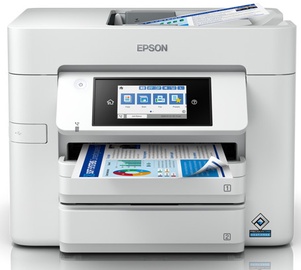 Многофункциональный принтер Epson WorkForce Pro WF-C4810DTWF, струйный, цветной