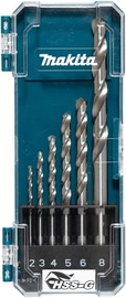 Metāla urbju komplekts Makita D-75742, metāla, hss-g, taisne, 2 mm x 10 cm, 6 gab.