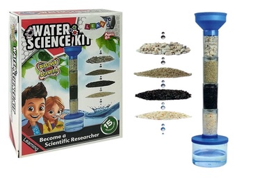 Radošais komplekts LEAN Toys Water Science Kit 6829, caurspīdīga/zila
