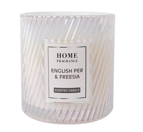 Свеча, формовая Home4you English Per & Freesia, 80 мм x 80 мм