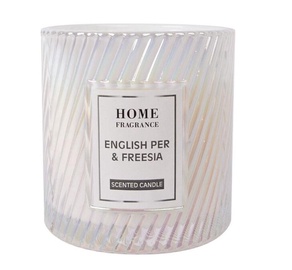 Свеча, формовая Home4you English Per & Freesia, 80 мм x 80 мм