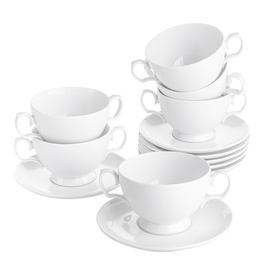 Komplekt MariaPaula, valge, 170 mm, 0.35 l, 12 tk