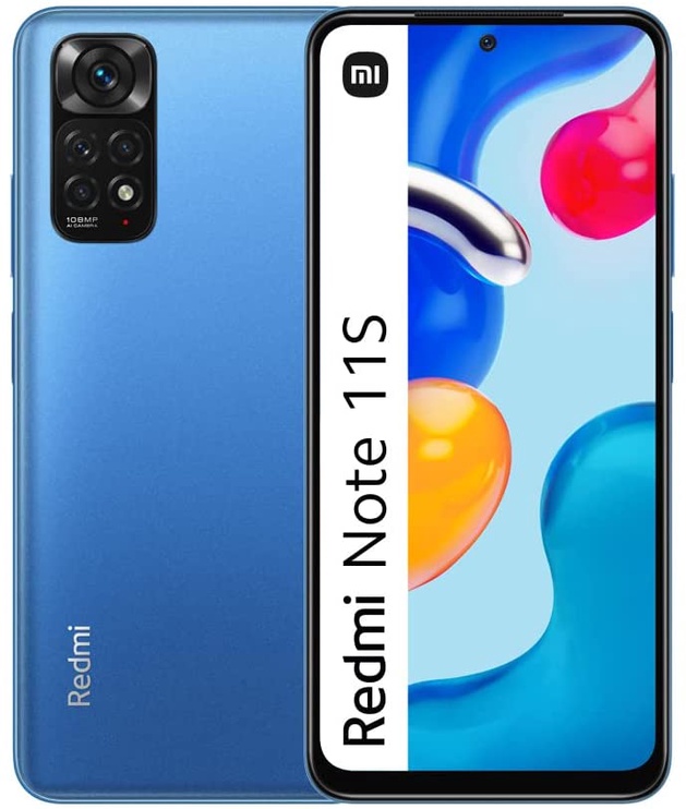 Mobiiltelefon Xiaomi Redmi Note 11S, sinine, 6GB/128GB