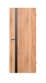 Полотно межкомнатной двери Domoletti Loretto, правосторонняя, бельгийский дуб, 203.5 x 84.4 x 4 см