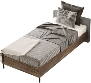 Комплект мебели для спальни Kalune Design Young HM9, комнатные, коричневый/серый
