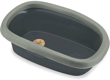 Кошачий туалет с рамкой Zolux Sprint 10 590101, серый, закрытый, 43 см x 31 см x 14 см