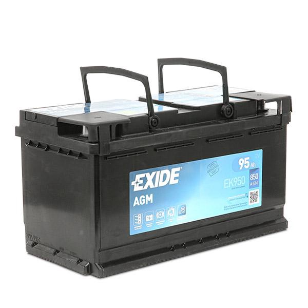 Akumulators Exide AGM EK950, 12 V, 90 Ah, 900 A