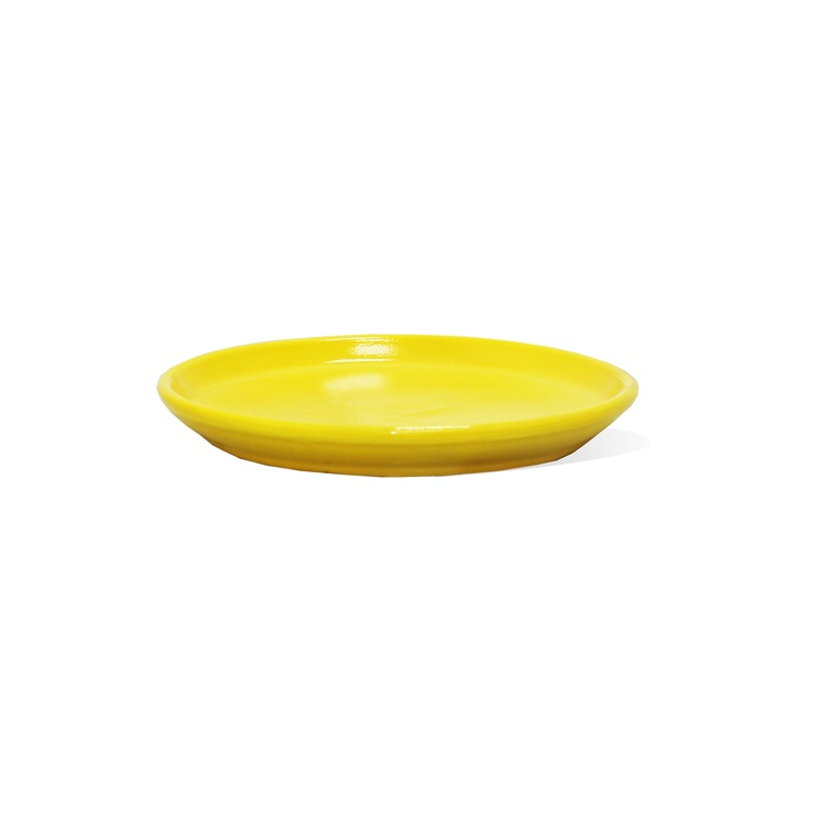Поддон для вазона Askovita L-3G, желтый, 165 мм