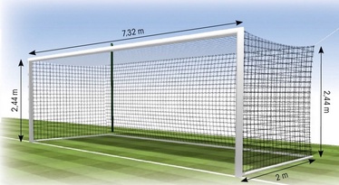 Futbola vārtu tīkls Tremblay FF1113E, 244 cm x 732 cm